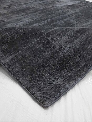 Tapis salon et chambre fait à la main en viscose motif uni NEO +