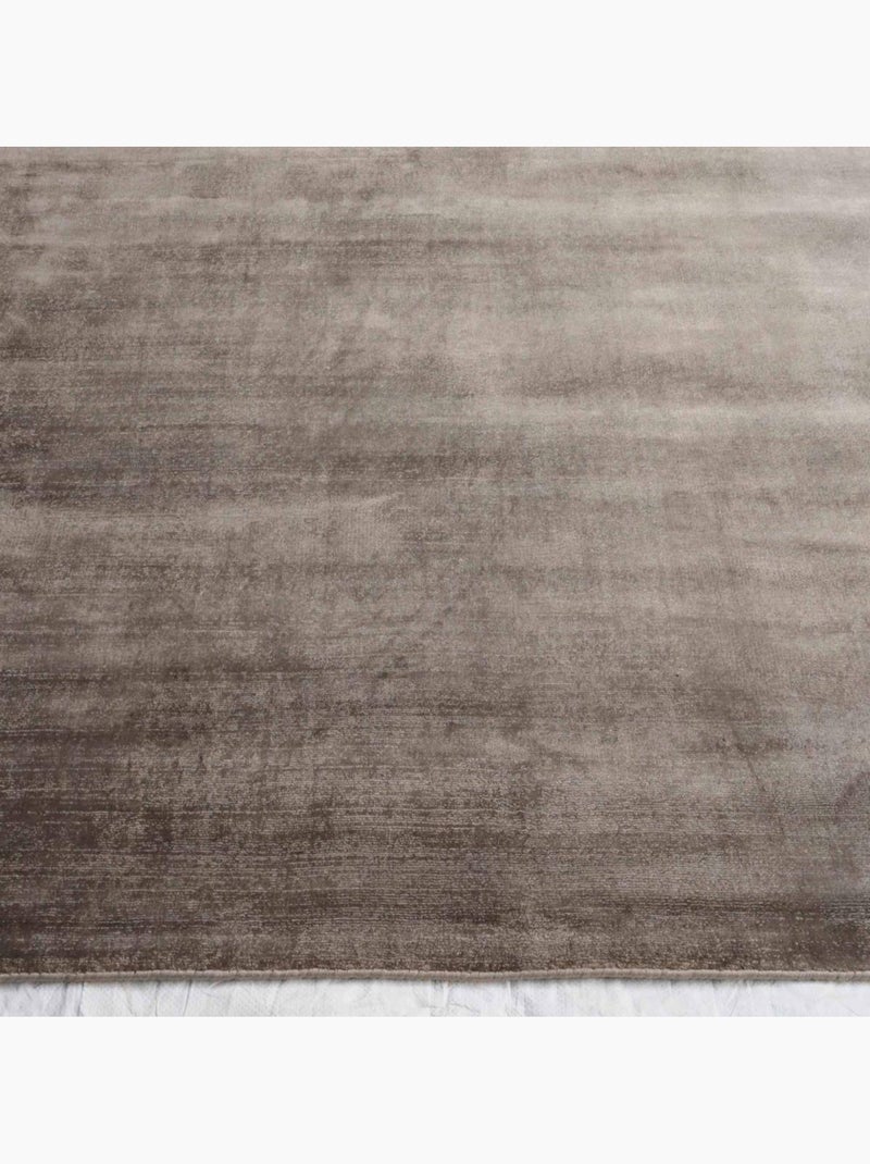 Tapis salon NEO +, tapis ton sur ton moderne et contemporain Marron - Kiabi