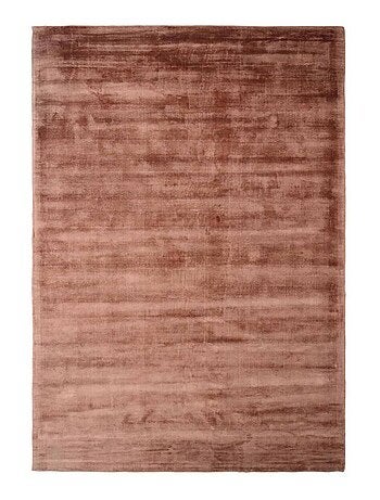 Tapis salon et chambre fait à la main en viscose motif uni NEO +