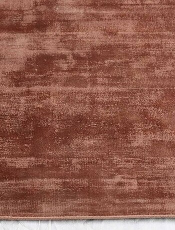 Tapis salon et chambre fait à la main en viscose motif uni NEO +