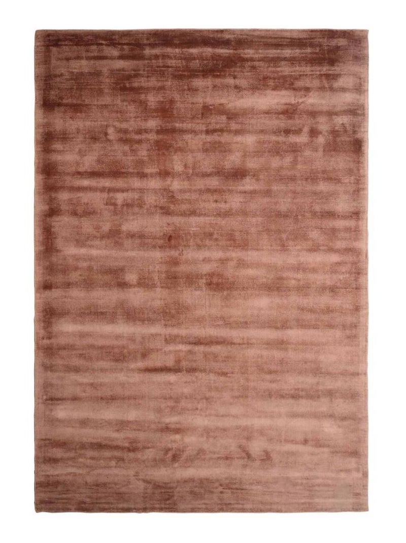 Tapis salon NEO +, tapis ton sur ton moderne et contemporain Orange - Kiabi