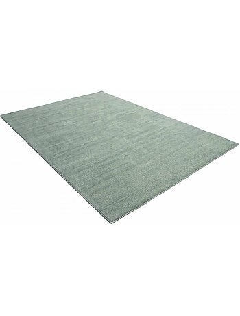 Tapis salon et chambre fait à la main en viscose motif uni NEO +