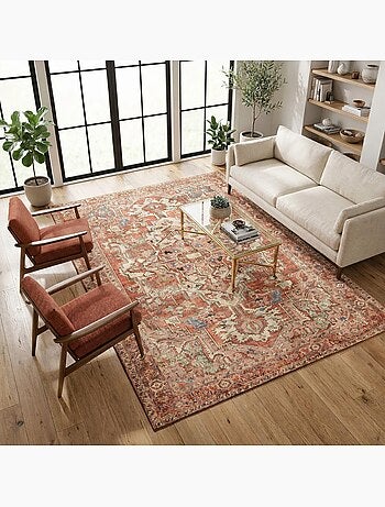 Tapis salon ONATA 3 en polyester doux et soyeux