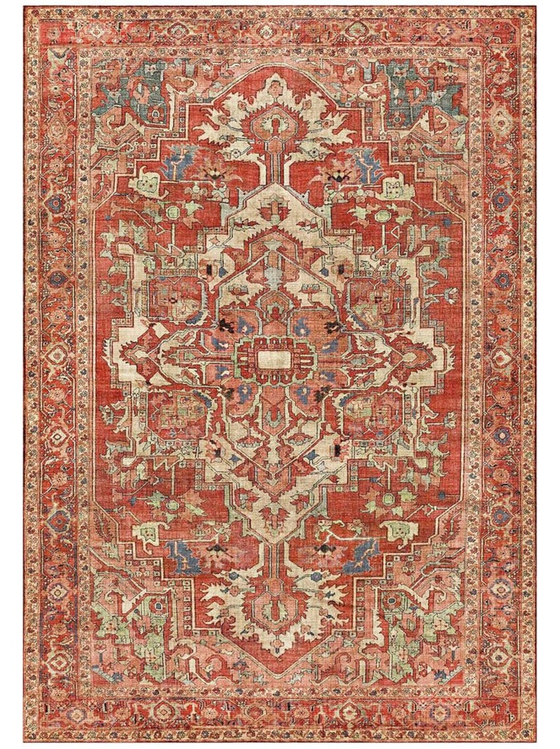 Tapis salon ONATA 3 en polyester doux et soyeux Multicolore - Kiabi