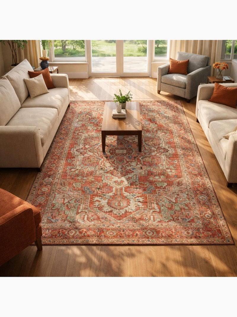 Tapis salon ONATA 3 en polyester doux et soyeux Multicolore - Kiabi