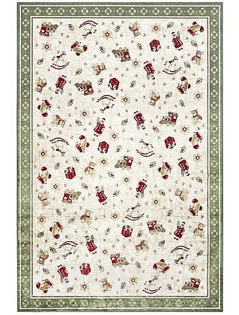 Tapis salon ou enfant noel 1, tapis kilim fin et original