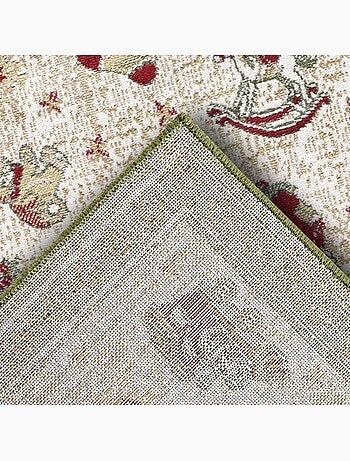 Tapis salon ou enfant noel 1, tapis kilim fin et original
