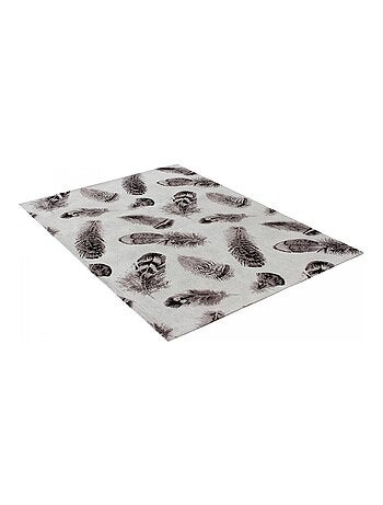 Tapis salon PLUMES , tapis en coton