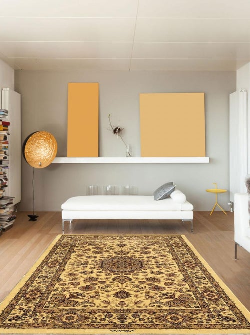 Tapis salon PRESTIGE AKLIM en polypropylène doux et soyeux - Kiabi