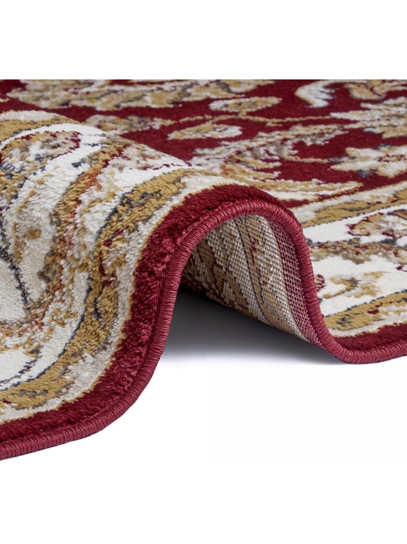 Tapis salon reni, oriental Rouge - Kiabi