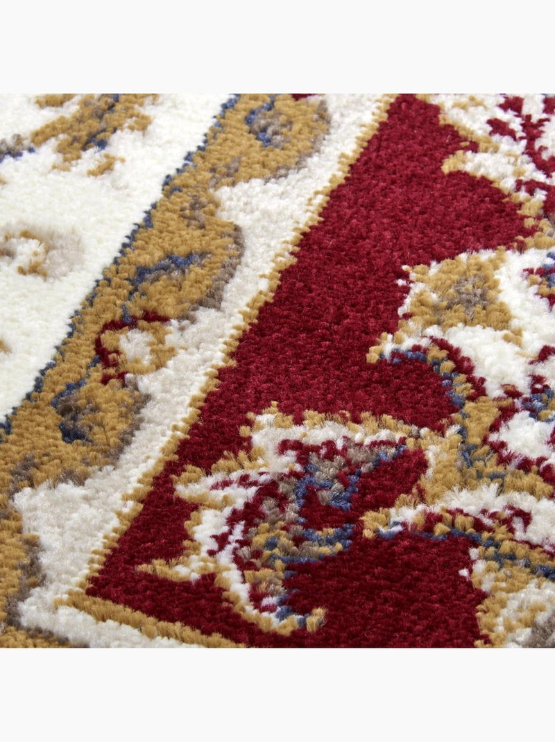 Tapis salon reni, oriental Rouge - Kiabi