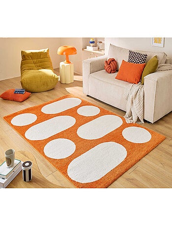 Tapis salon retro Groovy
