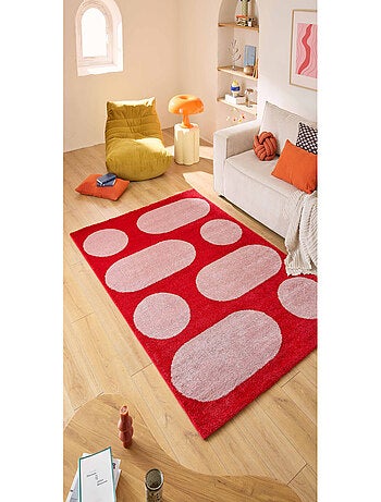Tapis salon retro Groovy