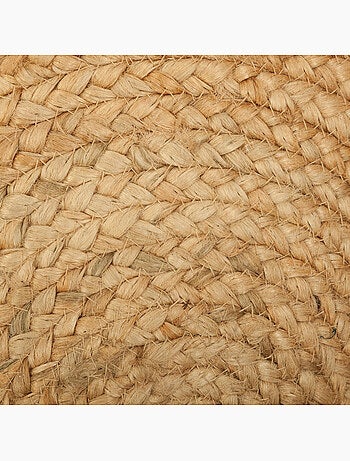 Tapis salon rond en jute ESRA
