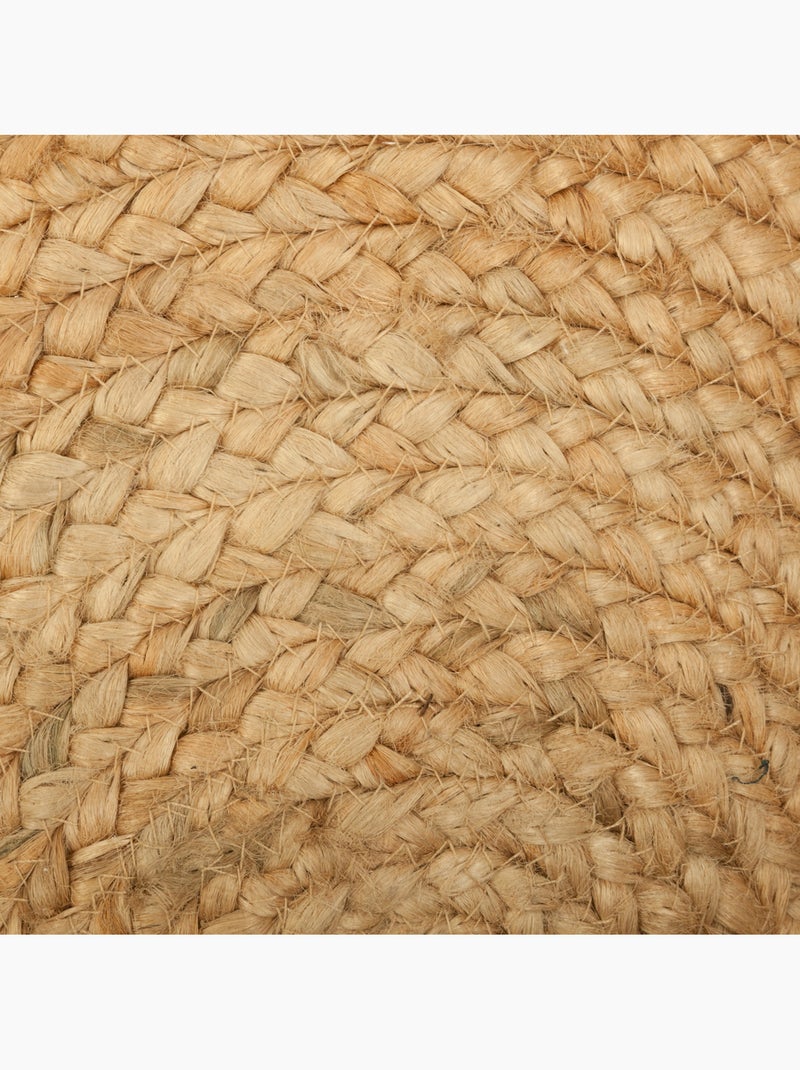 Tapis salon rond en jute ESRA Beige - Kiabi