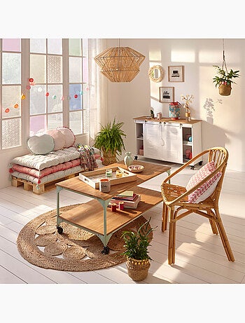 Tapis salon rond en jute ESRA