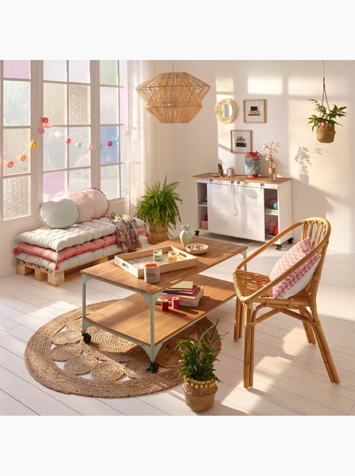 Tapis salon rond en jute esra - Kiabi