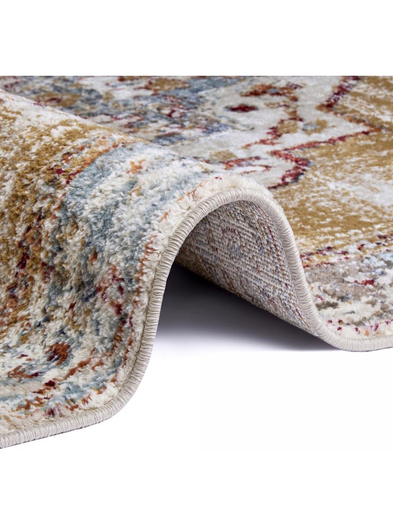 Tapis salon strozzi, oriental Beige - Kiabi