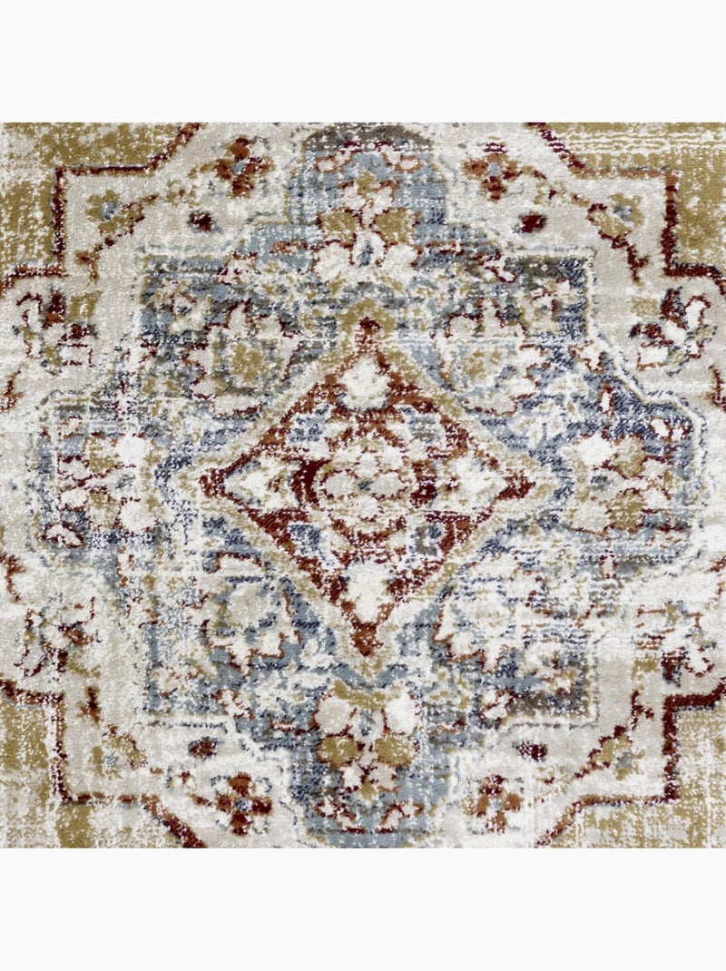 Tapis salon strozzi, oriental Beige - Kiabi