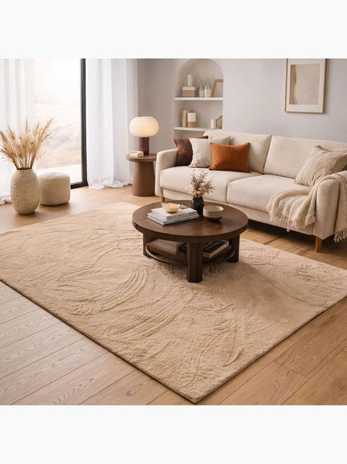 Tapis salon ultra doux, uni et lavable lyn50, aussi idéal pour la chambre - Kiabi Tapis salon ultra doux, uni et lavable lyn50, aussi idéal pour la chambre - Kiabi