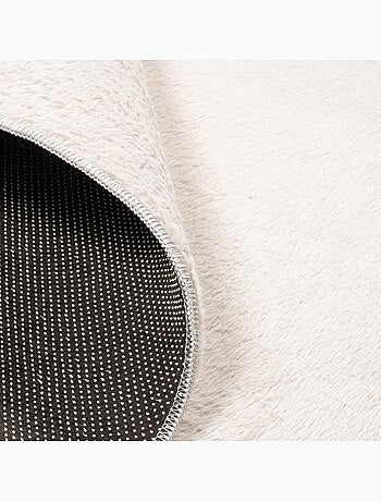 Tapis chambre ultra doux, uni et lavable lyn50, aussi idéal pour la chambre