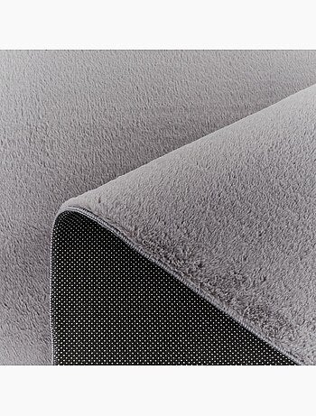 Tapis chambre ultra doux, uni et lavable lyn50, aussi idéal pour la chambre