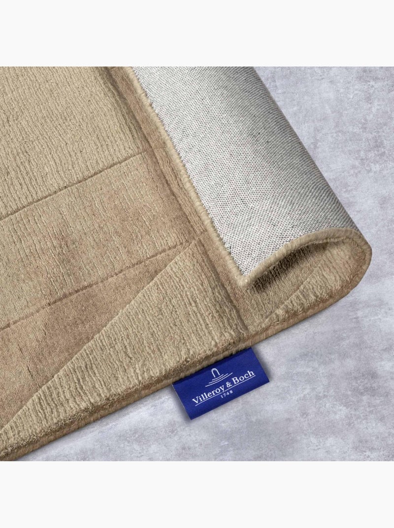 Tapis salon ursule, motif géométrique Beige - Kiabi