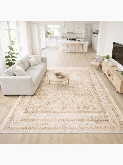 Tapis salon vintage patiné, design élégant intemporel lyn1 von - Kiabi