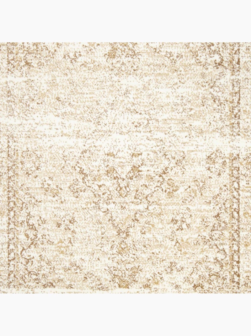 Tapis salon vintage patiné, design élégant intemporel lyn1 von Ecru - Kiabi