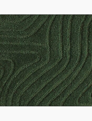 Tapis salon vyta fait à la main en laine, motif design ton sur ton