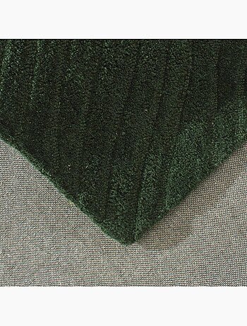 Tapis salon vyta fait à la main en laine, motif design ton sur ton