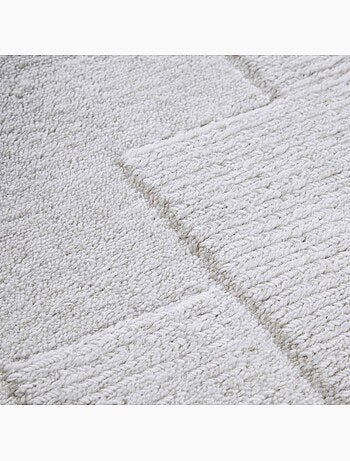 Tapis salon, motif géométrique authentique, wilhelmine, tissé main