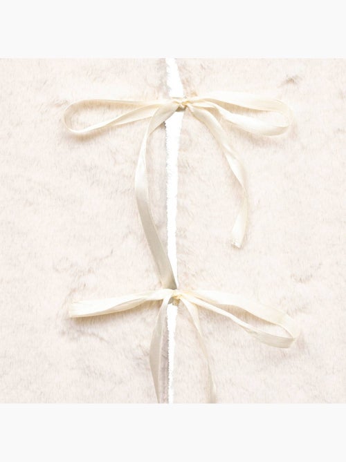 Tapis sapin fourrure creme - Kiabi
