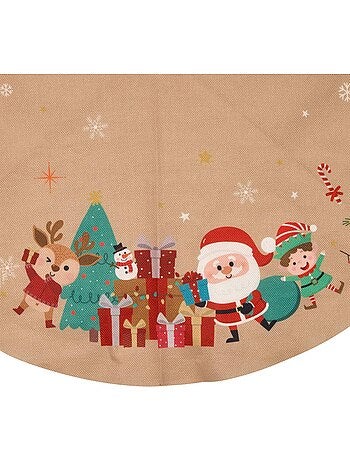 Tapis sapin pere noel jute d90