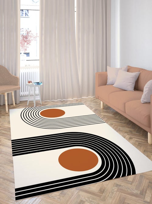 Tapis SEVENTIES Orange - Kiabi