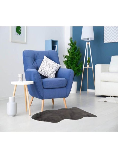 Tapis shaggy en peau de mouton synthétique Cosy - Kiabi