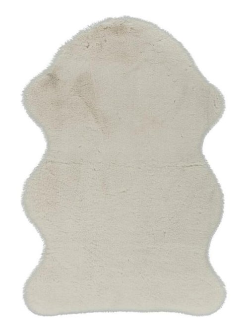Tapis shaggy en peau de mouton synthétique Cosy - Kiabi