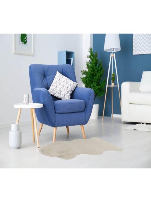 Tapis shaggy en peau de mouton synthétique Cosy - Kiabi