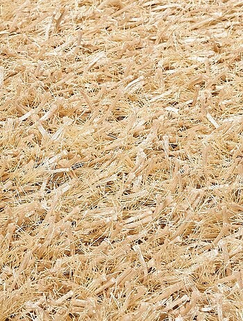Tapis shaggy fait main motif uni GLAMOURA