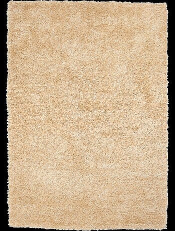 Tapis shaggy fait main motif uni GLAMOURA
