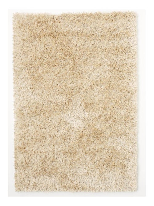 Tapis shaggy fait main motif uni MALAIDORY - Kiabi