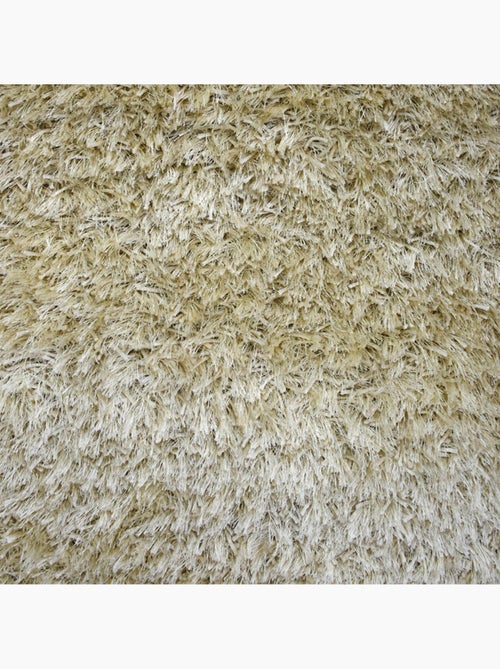 Tapis shaggy fait main motif uni MALAIDORY - Kiabi