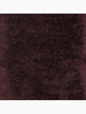 Tapis shaggy fait main motif uni MALAIDORY