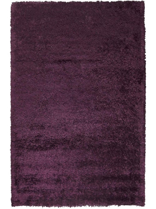 Tapis shaggy fait main motif uni MALAIDORY - Kiabi
