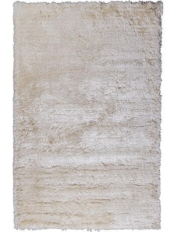 Tapis shaggy fait main motif uni SG FIN