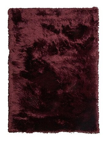 Tapis shaggy fait main motif uni SG FIN