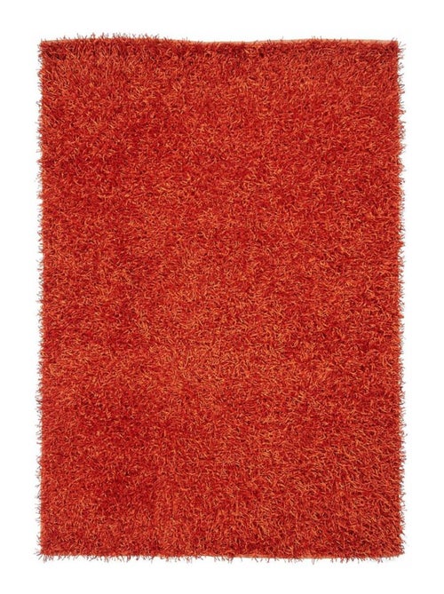 Tapis shaggy fait main motif uni STAROD - Kiabi