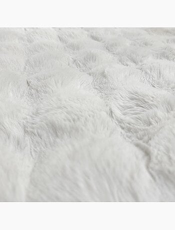 Tapis shaggy, faux uni sobre, poil long shaggy moelleux lyn58 bubl