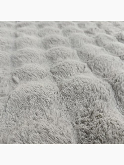 Tapis shaggy, faux uni sobre, poil long shaggy moelleux lyn58 bubl - Kiabi