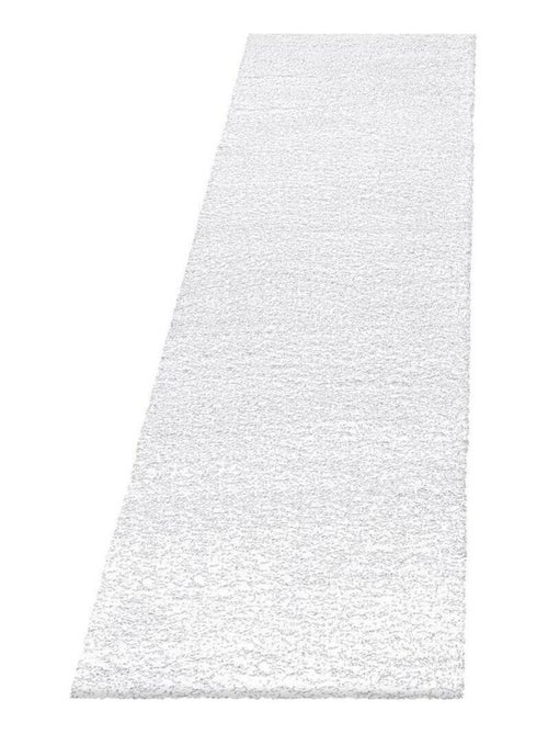 Tapis shaggy moelleux uni rectangle Cloudy - Kiabi